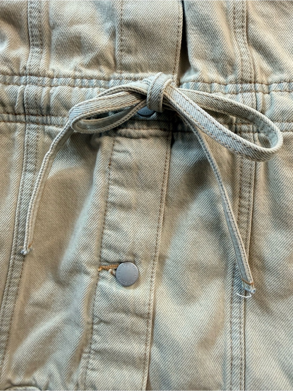 Universal Thread - Drawstring Denim Utility Jacket - Picture 6 of 7